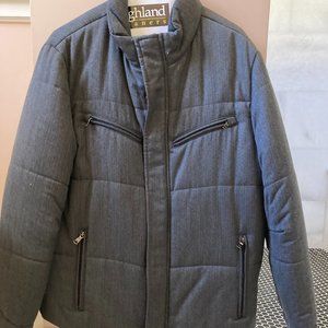 Mens Banana Republic Wool Puffer Jacket